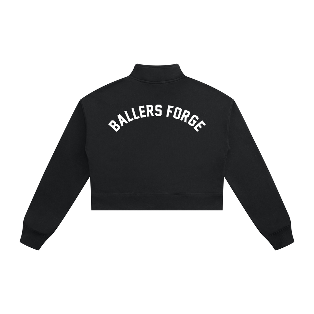 Women's Crop Quarter-Zip Sweatshirt