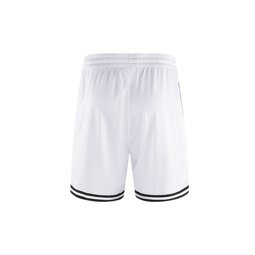 Classic Stripe Trim Basketball Shorts White