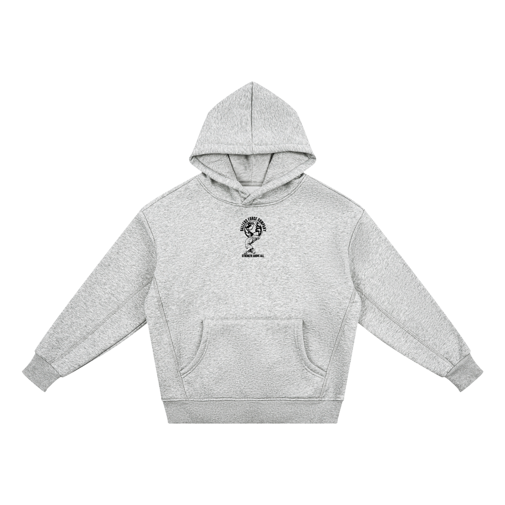 Essential Kids' Fleece Hoodie Gray