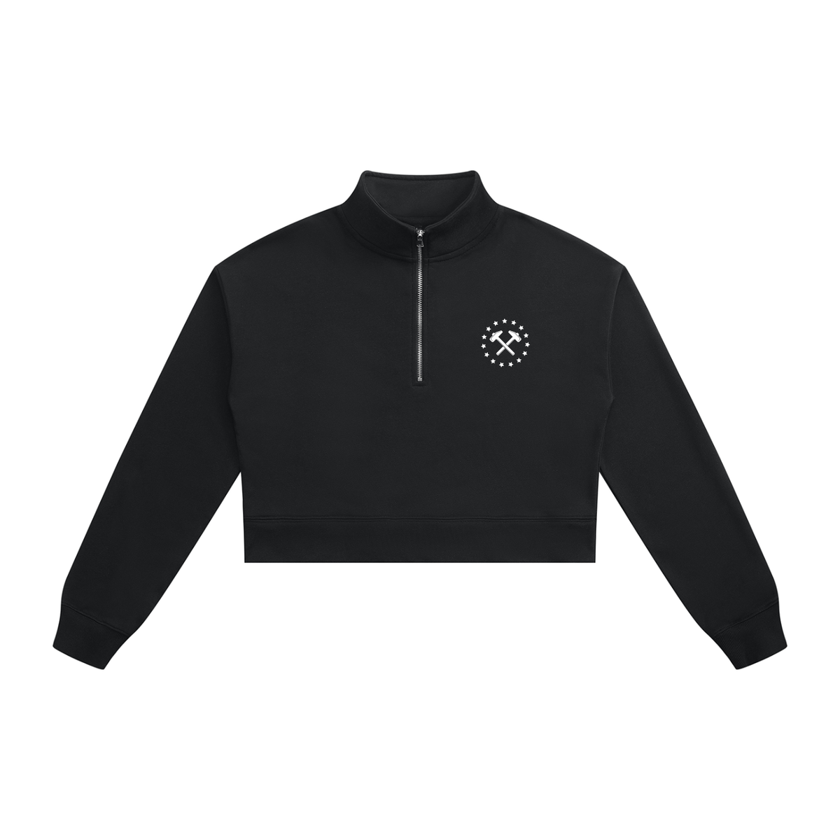 Women's Crop Quarter-Zip Sweatshirt