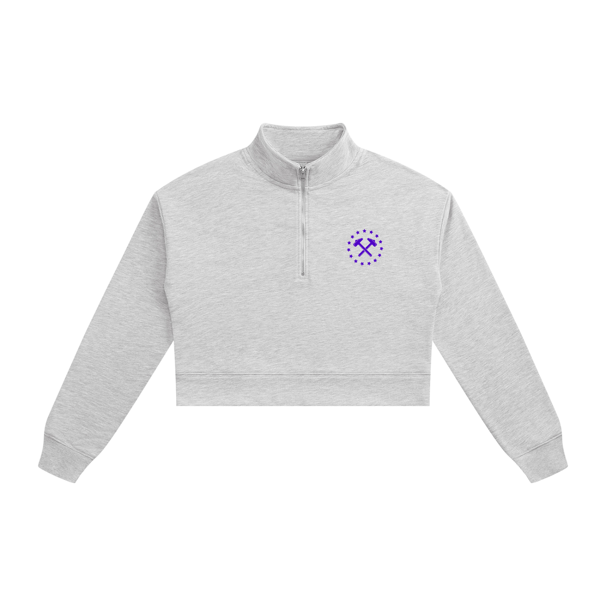 Women's Crop Quarter-Zip Sweatshirt