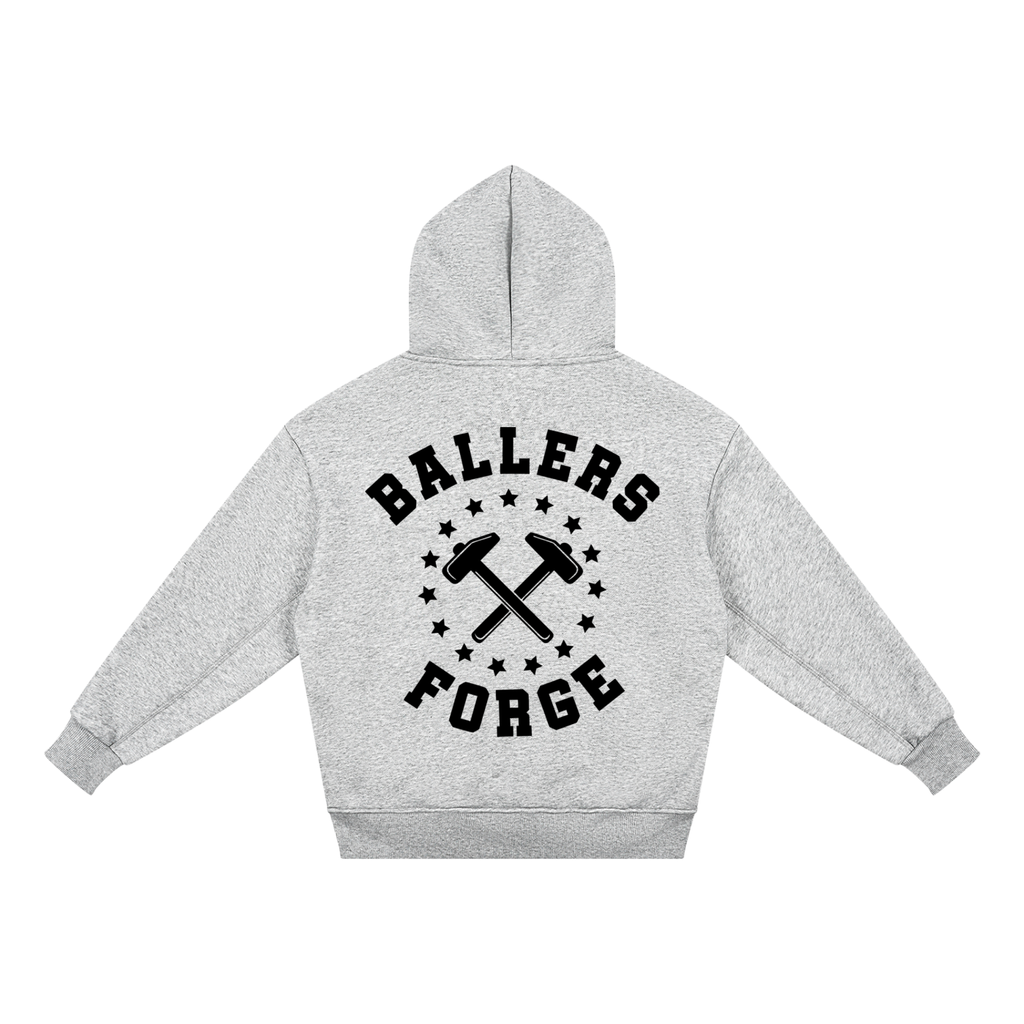 Essential Kids' Fleece Hoodie Gray
