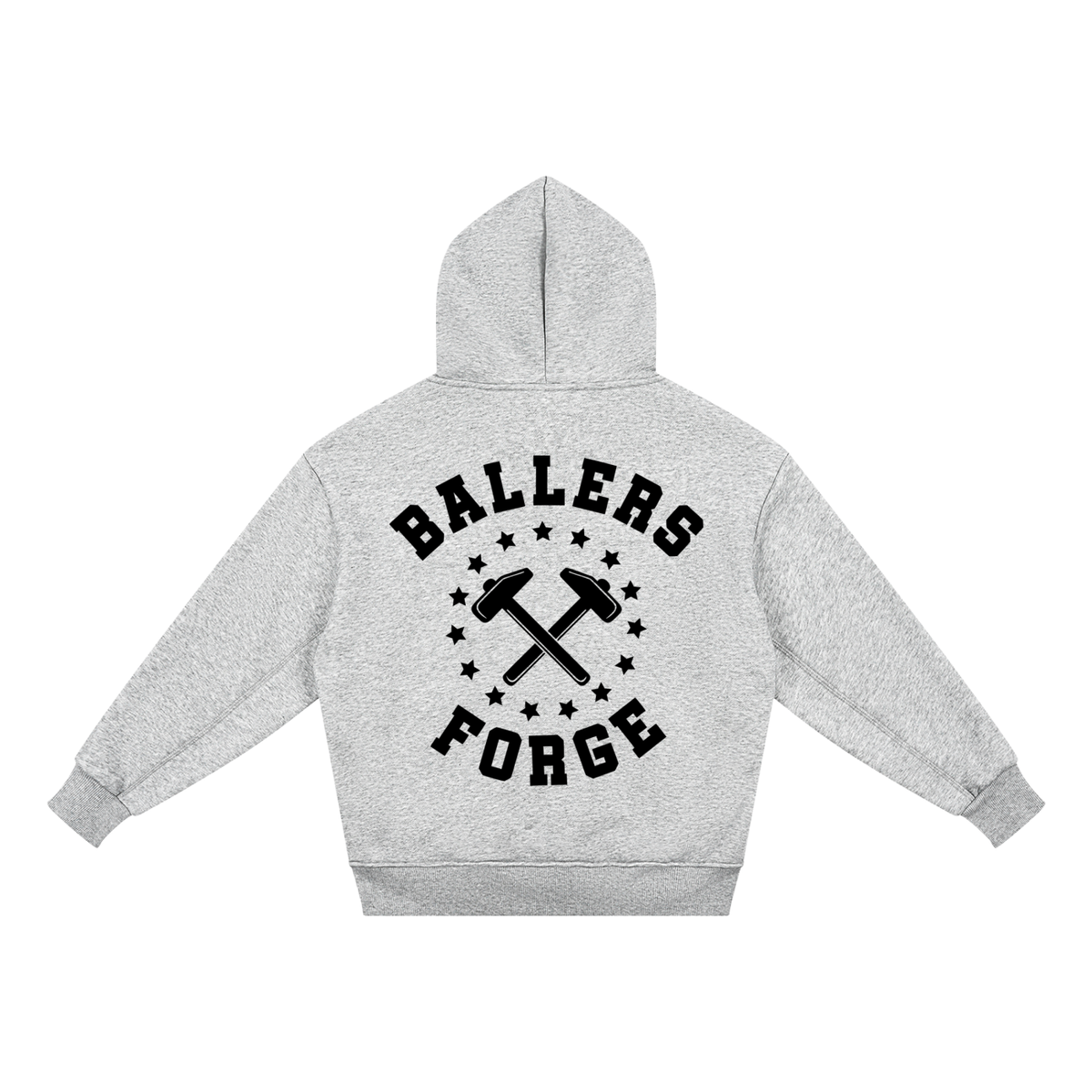 Essential Kids' Fleece Hoodie Gray