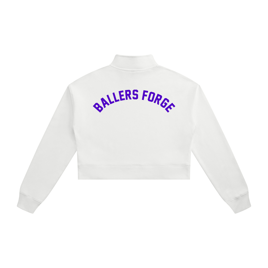 Women's Crop Quarter-Zip Sweatshirt